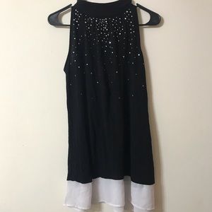 Black & White Blouse